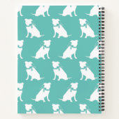 Pit Bull Dog Puppy Pitbull Notebook Notizblock (Rückseite)