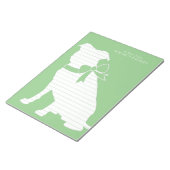 Pit Bull Dog Puppy Pitbull Notepad Notizblock (angewinkelt)
