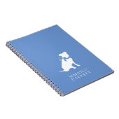 Pit Bull Dog Puppy Pitbull Notizblock (Rechte Seite)