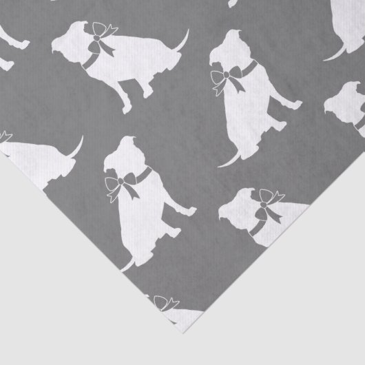 Pit Bull Dog Puppy Pitbull Tissue Seidenpapier (Detail)