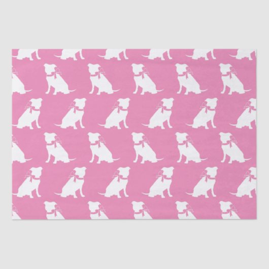 Pit Bull Dog Puppy Pitbull Tissue Seidenpapier (Vorderseite)