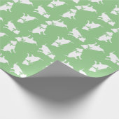 Pit Bull Dog Puppy Pitbull Wrapping Paper Geschenkpapier (Ecke)