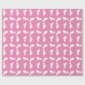 Pit Bull Dog Puppy Pitbull Wrapping Paper Geschenkpapier (Flach)