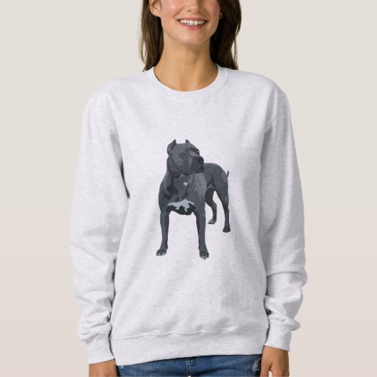 Pit bull Dog Sweatshirt (Vorderseite)
