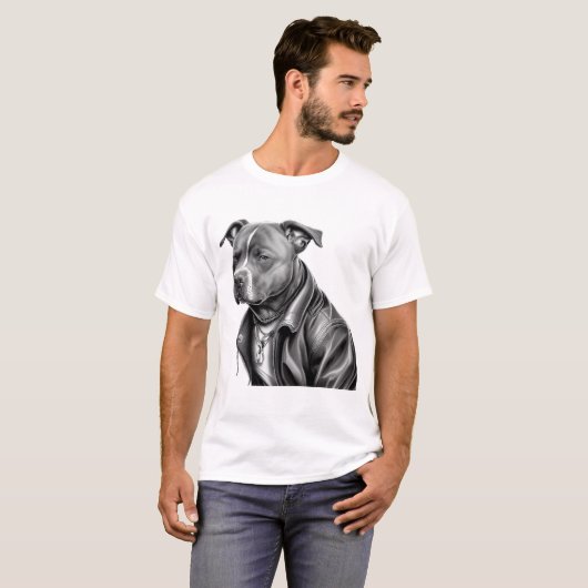 Pit Bull Dog T-Shirt (Vorne ganz)