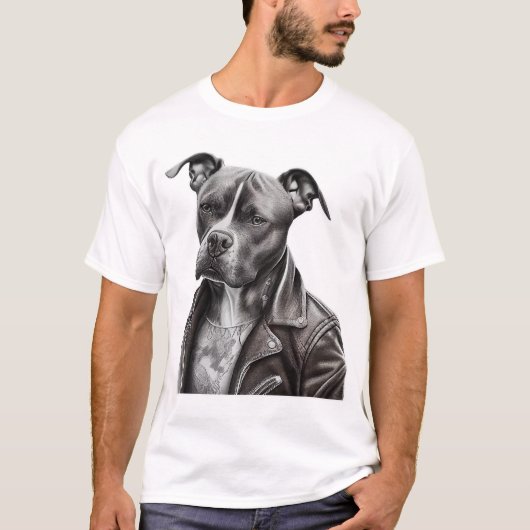 Pit Bull Dog T-Shirt (Vorderseite)
