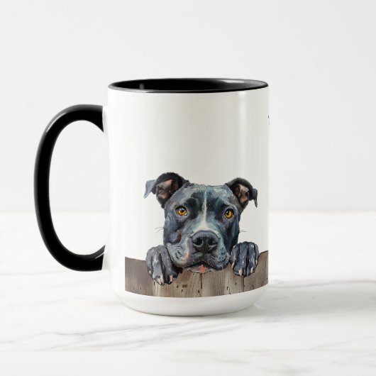 Pit Bull Dog Tasse (Links)