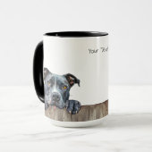 Pit Bull Dog Tasse (Vorderseite Links)