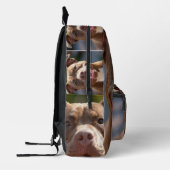 Pit Bull-Foto hinzufügen Anpassen Bedruckter Rucksack (Links)