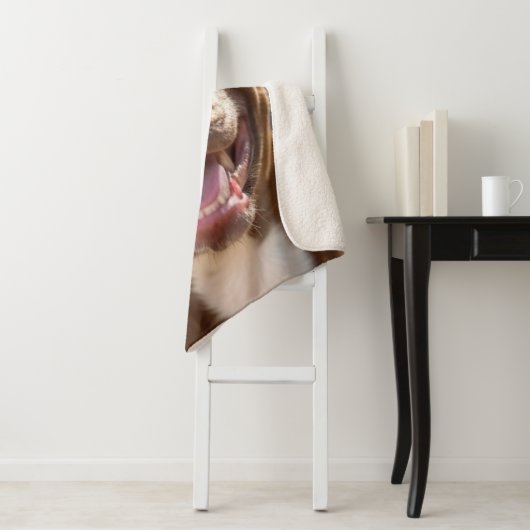 Pit Bull-Foto hinzufügen Anpassen Sherpadecke (Beispiel)