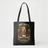 Pit Bull: Gentle Strength Tasche (Vorderseite)