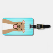 Pit Bull Gepäcksmarken Gepäckanhänger (Vorderseite horizontal)