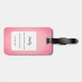 Pit Bull Gepäcksmarken Gepäckanhänger (Rückseite horizontal)