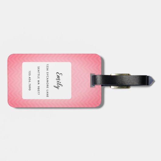 Pit Bull Gepäcksmarken Gepäckanhänger (Rückseite horizontal)