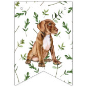 Pit Bull Greenery Baby Shower Puppy Banner (Zweite Fahne)