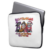 Pit Bull Halloween Erntedank Weihnachtsklassiker Laptopschutzhülle (Vorderseite Links)