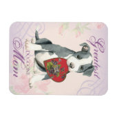 Pit Bull Heart Mama Magnet (Horizontal)