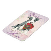 Pit Bull Heart Mama Magnet (Linke Seite)