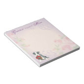 Pit Bull Heart Mama Notizblock (angewinkelt)