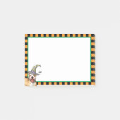 Pit Bull Hexe Post-it Klebezettel (Vorderseite)