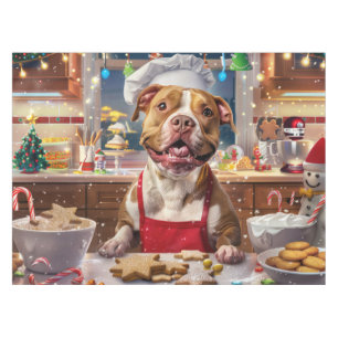 Pit Bull Holiday Baking: Festliche Weihnachten Tischdecke