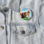 Pit Bull hört dich Button (Beispiel)
