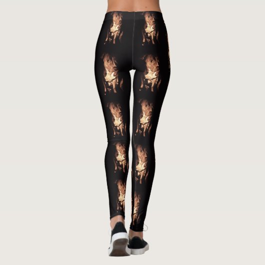 PIT BULL HUND Leggings (Rückseite)