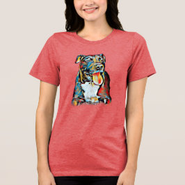 Pit Bull in Colors Tri-Blend Shirt