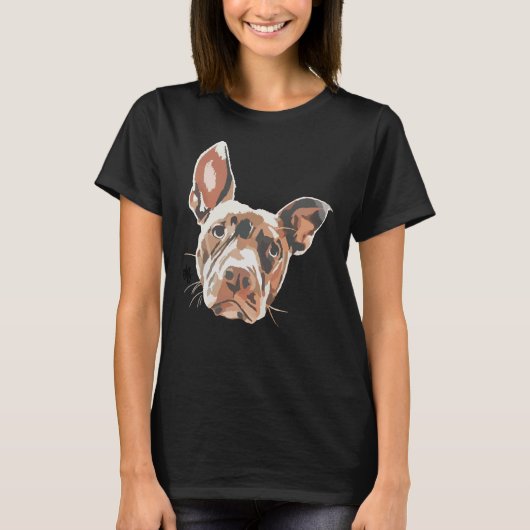 Pit Bull Labrador Mix Dog T-Shirt (Vorderseite)