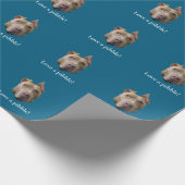 Pit Bull Liebe ein Pibble Geschenkpapier (Ecke)