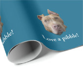 Pit Bull Liebe ein Pibble Geschenkpapier (Rolleneckpunkt)