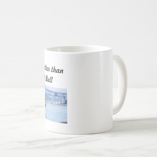 Pit Bull Liebe Kaffeetasse (VorderseiteRechts)