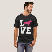 Pit Bull-Liebe T-Shirt (Vorne ganz)