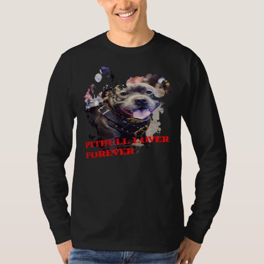 Pit Bull Lover Terrier Mama Ink Sp. T-Shirt (Vorderseite)