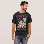 Pit Bull Lover wird nicht diskriminiert T-Shirt (Vorne ganz)