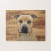 Pit Bull Lover's Jigsaw Puzzle (Horizontal)
