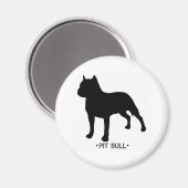 Pit Bull Magnet (Vorderseite/Rückseite)