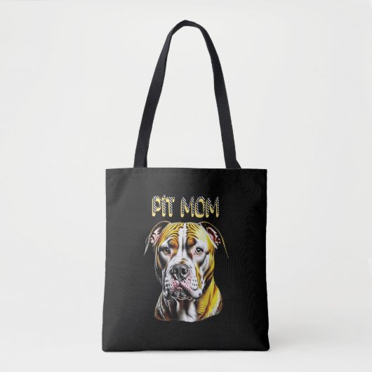 Pit Bull Mama| Hund Lover Tasche (Vorderseite)