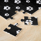 Pit Bull Mama (lt, gestromt, weiß 3) Puzzle (Seite)