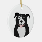 Pit Bull Ornament (Rechts)