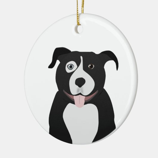 Pit Bull Ornament (Links)