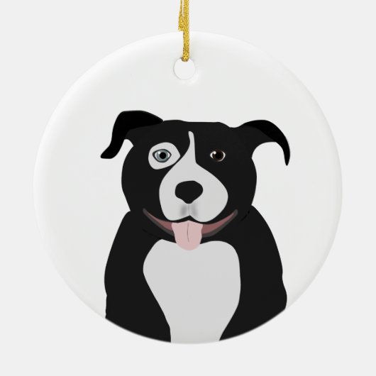 Pit Bull Ornament (Hinten)