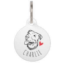 Pit Bull Personalisiert ID Tag