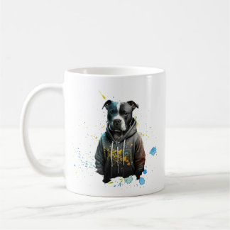 Pit Bull - Pfoten und Lächeln Tasse