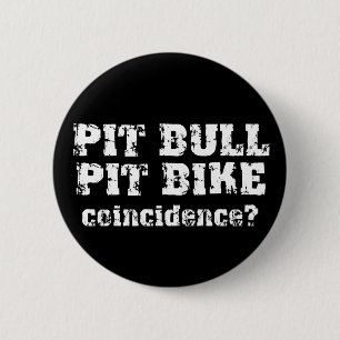 Pit Bull Pit Bike Dirt Bike Motocross Schaltfläche Button