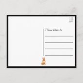 Pit Bull Pittie Welpen Hund Miss Sie Liebe Pitbull Postkarte (Rückseite)