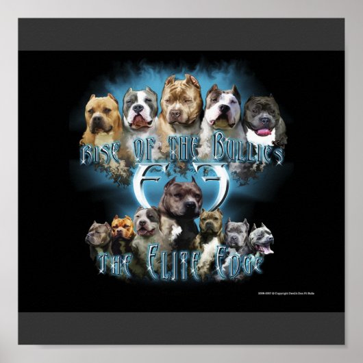 Pit Bull-Plakat Poster (Vorne)