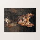 Pit Bull Portrait Puzzle (Horizontal)