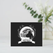 PIT BULL POSTKARTE (Stehend Vorderseite)