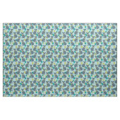 Pit Bull Puppy Dog mit Brille und Balloons Stoff (Fat Quarter (45,7 x 55,9 cm))